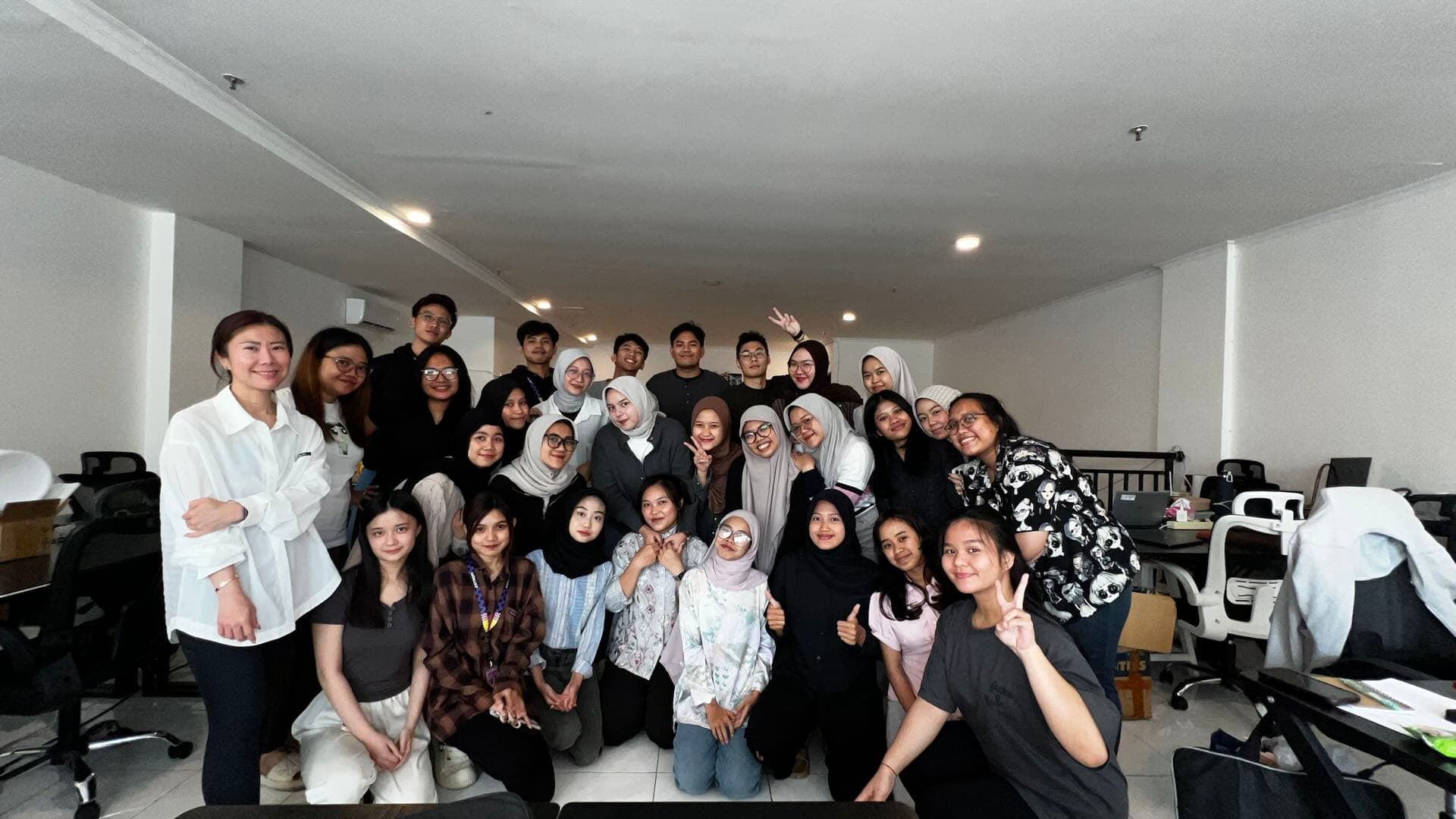 The ENTROPI Jakarta team in the office