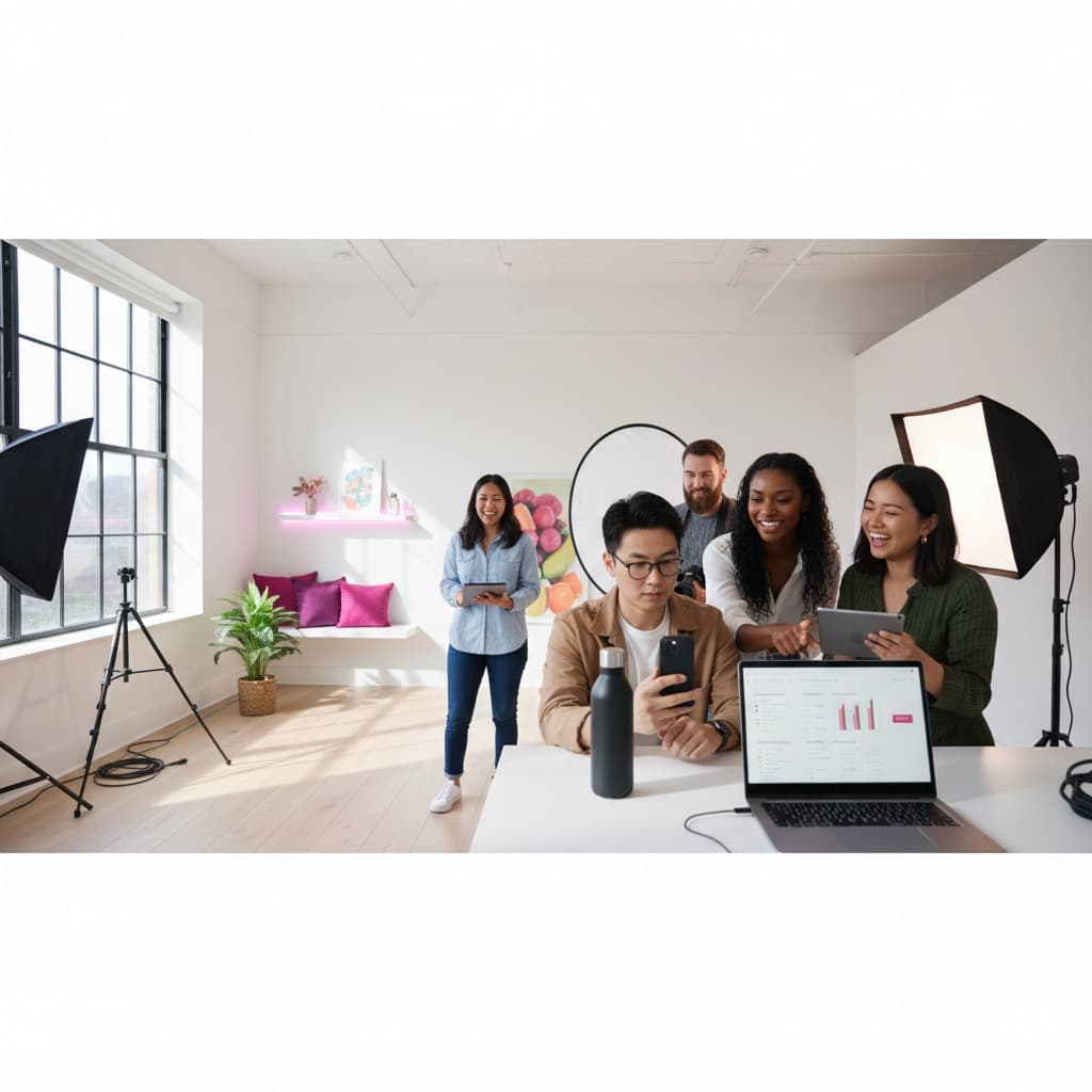 ENTROPI creators filming in-store